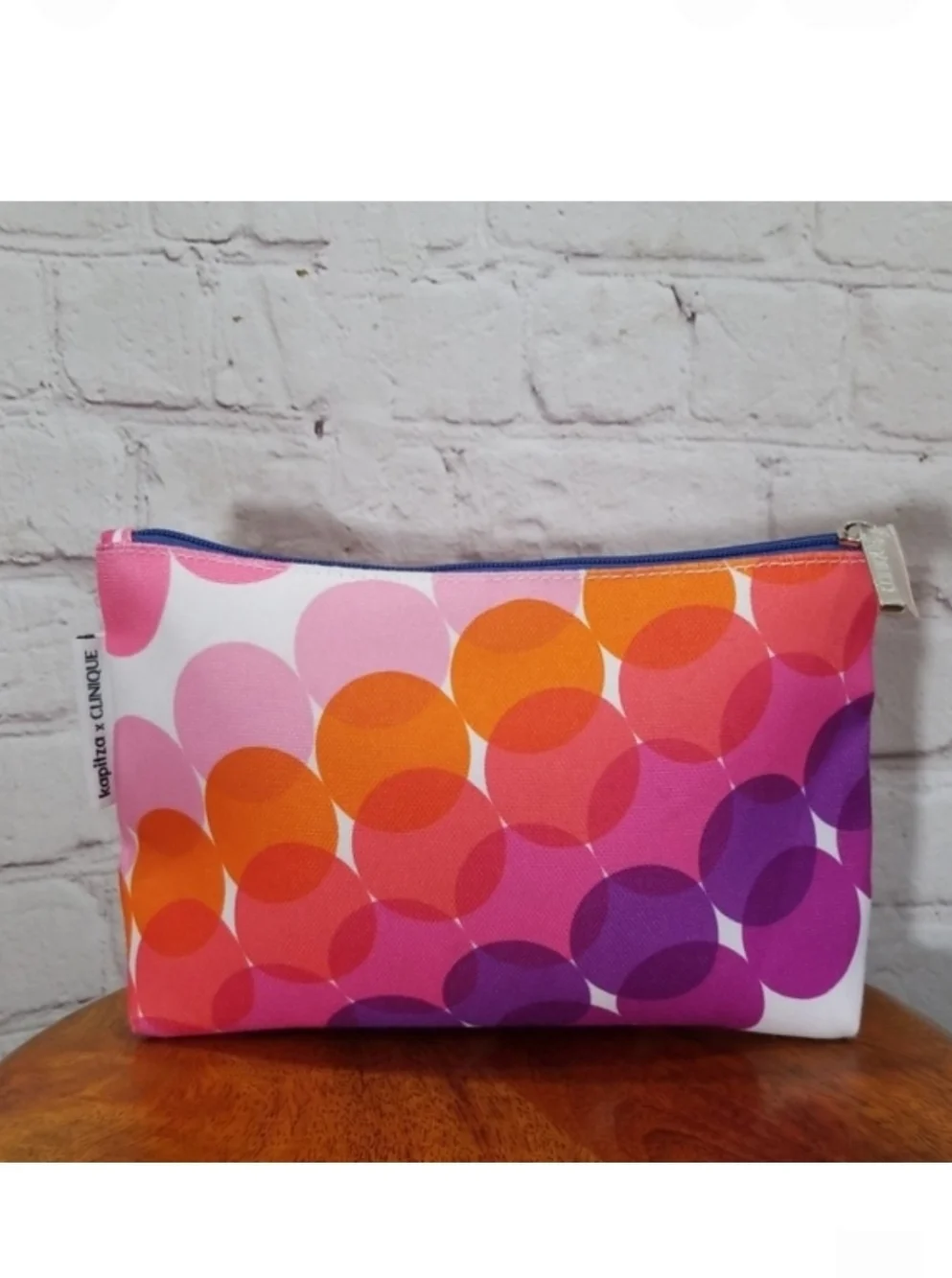 Clinique x Kapitza Makeup Bag NWOT